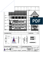 Barangay Sta. Lucia: 1 Longitudinal Section 2 Cross Section