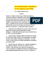 Espí y Ases 8 - Ovnis - Declaraciones Importantes