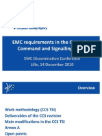 EMC Requirements in The CCS TSI