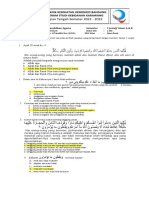 Soal UTS Pendidikan Agama Poltekkes 2021-2022