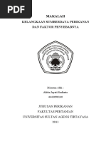 Download KELANGKAAN SUMBERDAYA PERIKANAN DAN FAKTOR PENYEBABNYA by Afrita Jayati Fiddy Hermawan SN55653368 doc pdf
