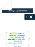 Off-Page Optimization: Session 3 - Video Lecture 1