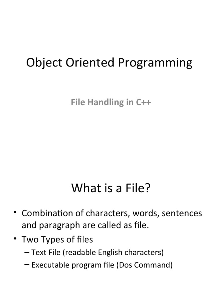 An InDepth Guide to File Handling in C++ PDF Pointer