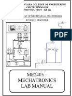 ME2405 - Mechatronics Lab Manual: Vetri Vinayaha College of Engineering and Technology