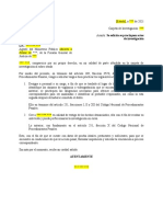 Solicitud de Actos de Investigacion