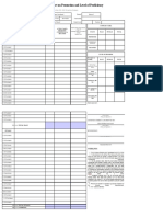 School Form 5 (SF 5) Report On Promotion and Level of Proficiency