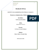 Ensayo Presupuesto Publico Mario Alvarado Mata