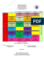 Vitali National High School Class Schedule