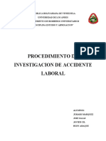 Procedimiento de Investigacion de Accidentes