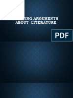 Writing Arguments About Literature