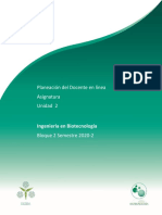 Planeación de Actividades de La Unidad 2