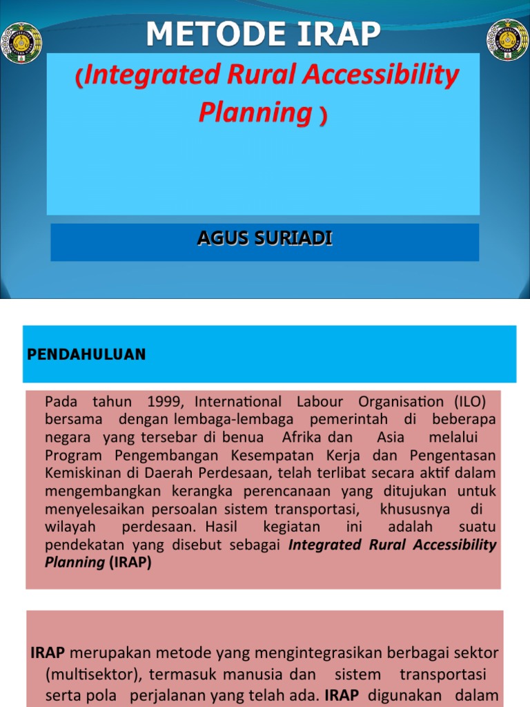 Metode IRAP untuk Perencanaan Desa | PDF | Sains & Matematika