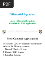 08 Differential Equations - Second Order LDE Applications