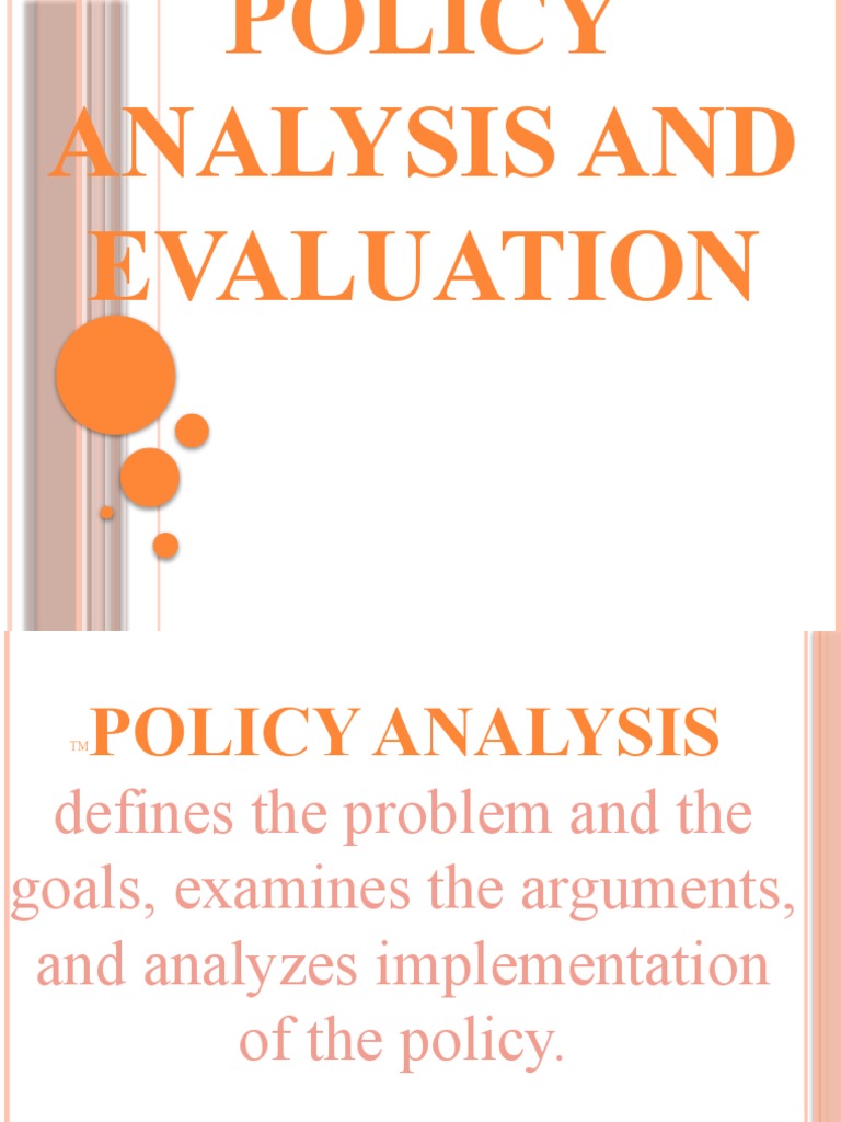 Policy Analysis and Evaluation Guide | PDF | Evaluation | Policy Analysis