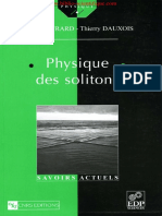 Physique Des Solitons - Michel Peyrard Et Thierry Dauxois