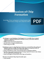 Mechanism of Chip Formation, Lecture 01, WorkShop (Week 5)