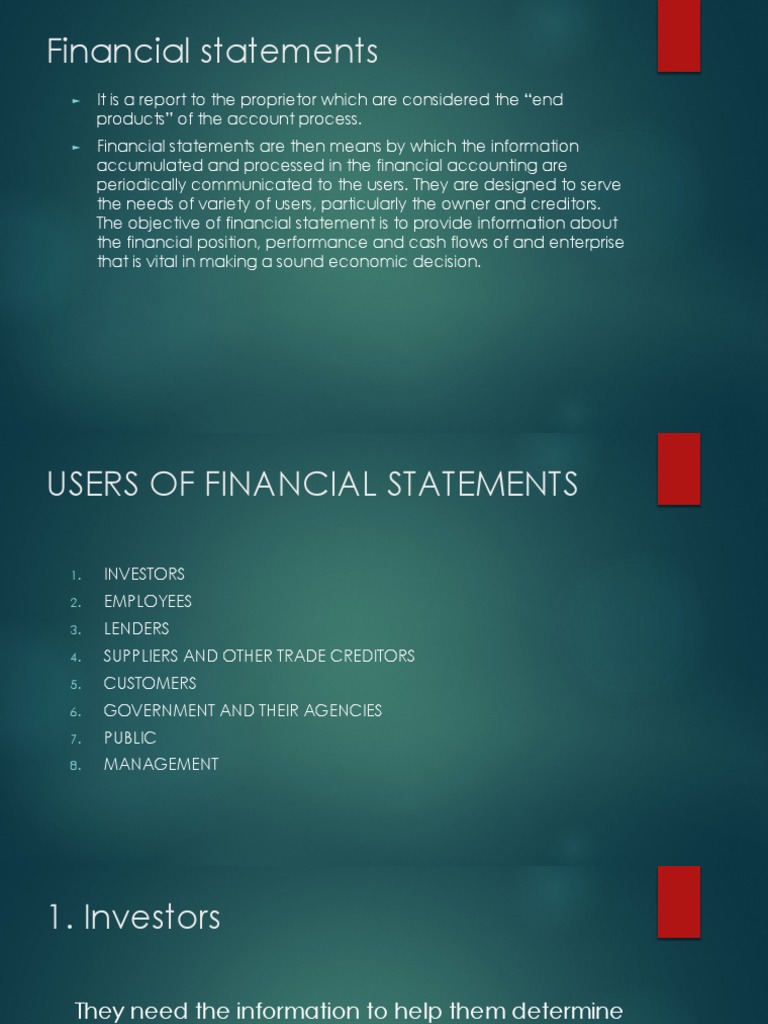 Understanding Financial Statements | PDF | Expense | Balance Sheet