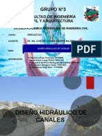 Diseño Hidraulico - Irrigacion