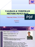 Validasi Dan Verifikasi Metode-Sujarwo