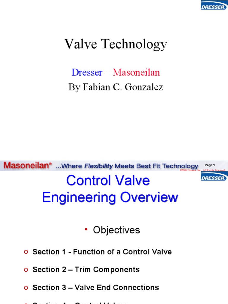Valve Technology: - by Fabian C. Gonzalez | PDF | Valve | Applied And ...