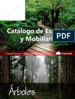 Catalogo de Especies y Mobiliario [Arquinube]