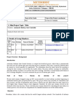 Automatic Railway Gate Controller Project Synopsis