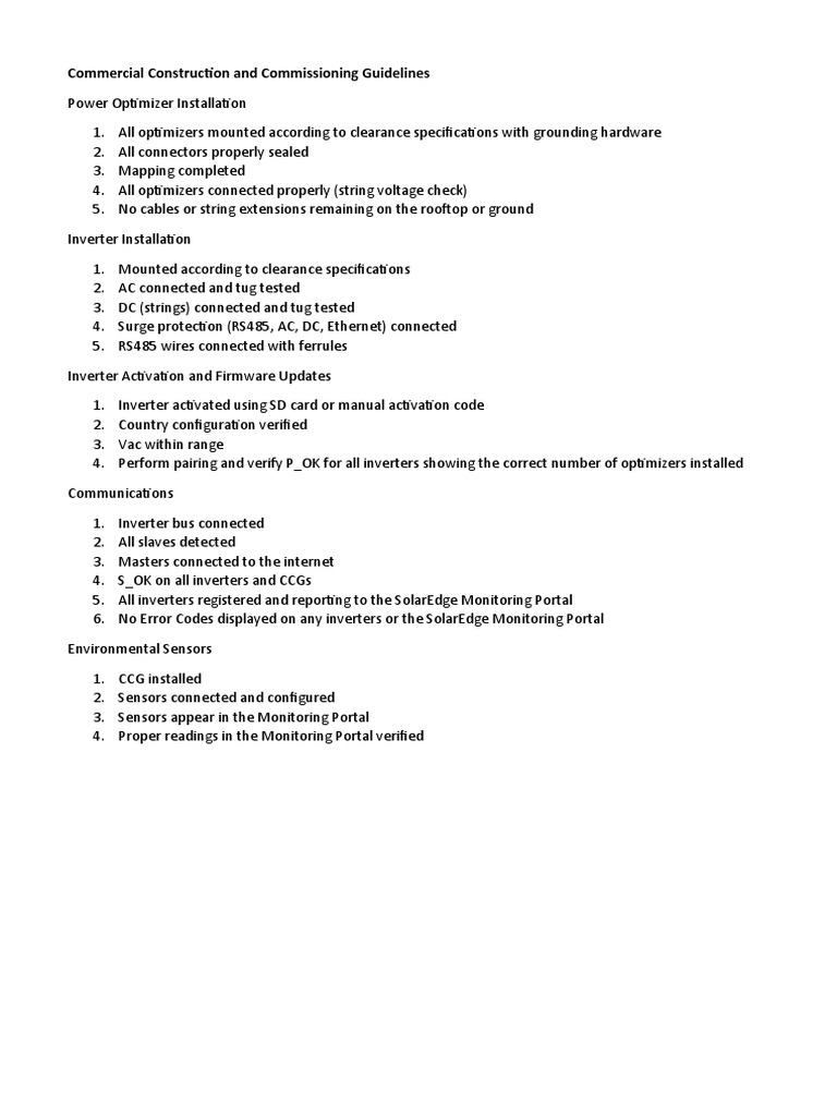 Commercial Construction Commissioning Guide | PDF
