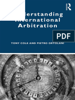 Tony Cole, Pietro Ortolani - Understanding International Arbitration-Routledge (2019)