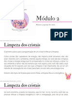 Limpeza e preparação de cristais