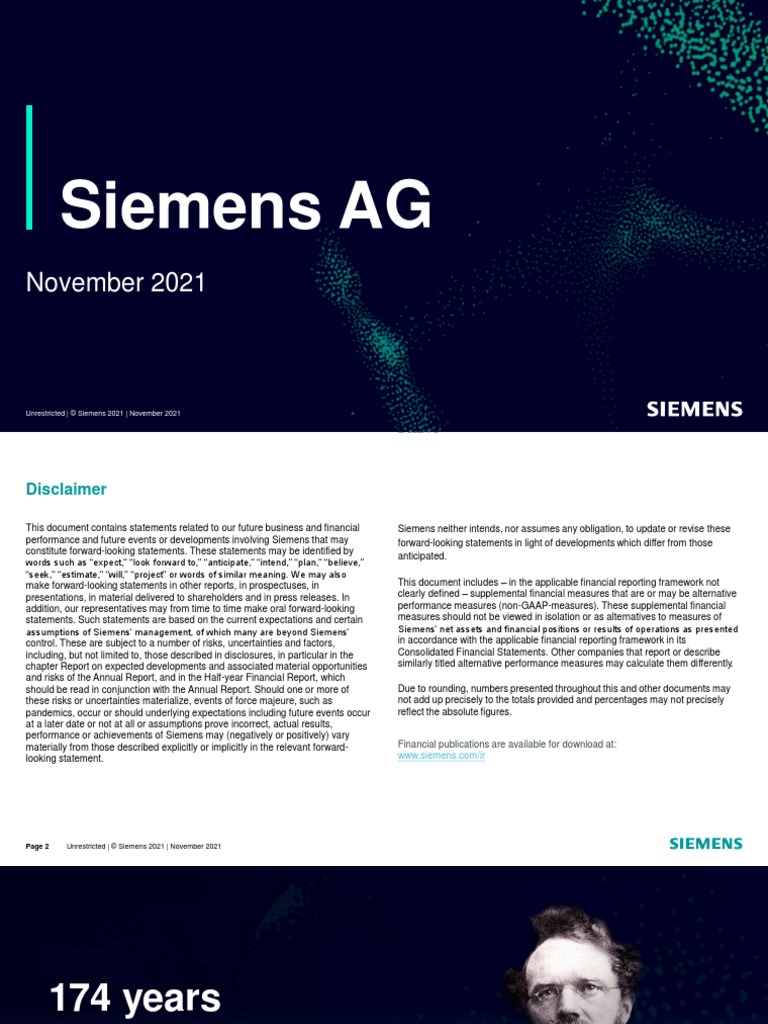 siemens company presentation pdf