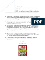 Second Quiz: CH 48 Physical Chemistry Laboratory II