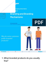 Branding and Branding Mechanisms: Lesson 1