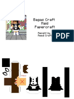 Bagas Maid Papercraft