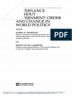 J. Governance Without Government Order and Change in World Politics PP 1 30