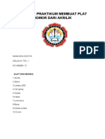 Laporan Praktikum Membuat Plat Nomor Dari Akrilik (Eka Novita Xi Titl 1)