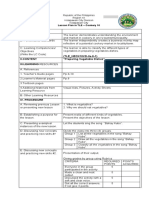 I.Objectives: Lesson Plan in TLE - Cookery 10