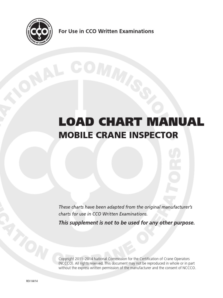 Load Chart Manual: Mobile Crane Inspector | PDF | Crane (Machine ...
