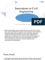 Innovations in Civil Engineering