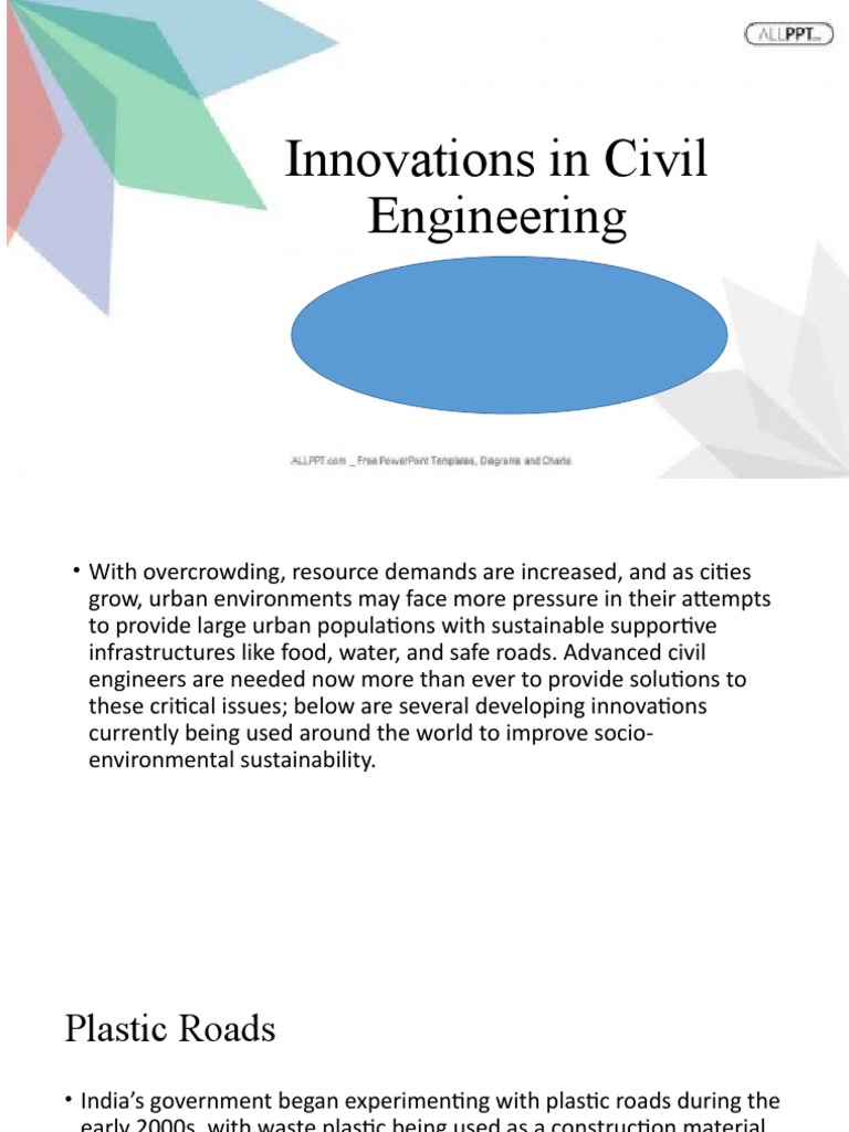 Sustainable Innovations in Civil Engineering | PDF | Sustainability ...