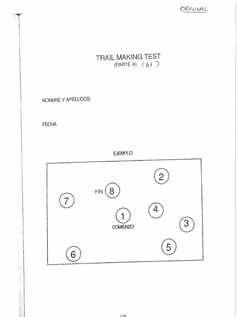 Trail Making Test Pdf Gratuit – Trail Making Test Interpretation – IXMXA