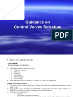 Guidance On Control Valve Selection