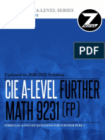 Caie A2 Further Maths 9231 Further Pure 2