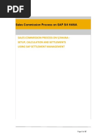 SAP S4HANA Sales Rebates and Commission Process