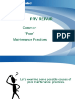 PRV Repair: Common "Poor" Maintenance Practices