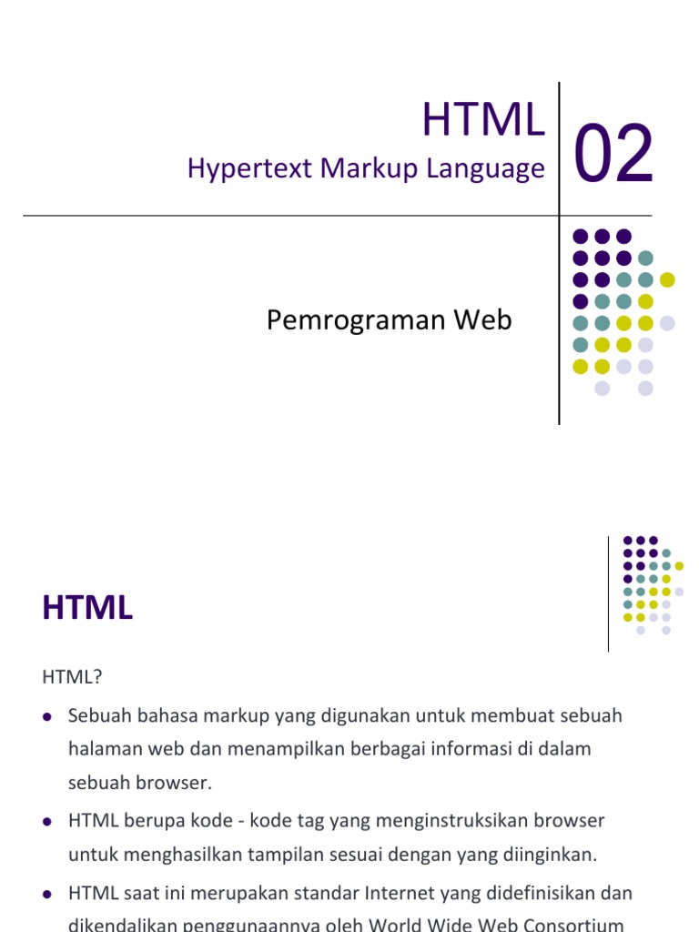 Panduan Lengkap Struktur HTML | PDF