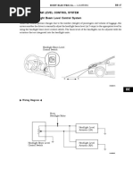 Headlight Beam Level Control System 1. Manual Headlight Beam Level Control System