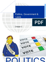 Politics, Government & Laws: Chatper 3