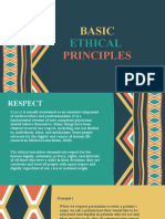 Basic Ethical Principles