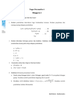 Tugas Personal Ke-1 Minggu Ke 2: (P Q) (P Q) P ( Q Q)