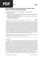 Processes: Physicochemical Characterization of Home-Made Soap From Waste-Used Frying Oils